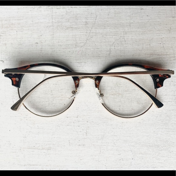 Big Reading glasses Round Browline Metal +3.00 Tortoise Unisex Wide fit - Picture 8 of 11